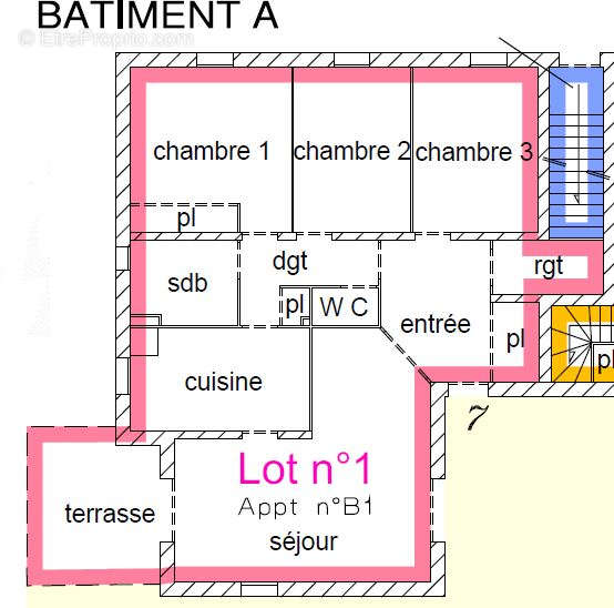 Appartement à MONTREUIL-JUIGNE