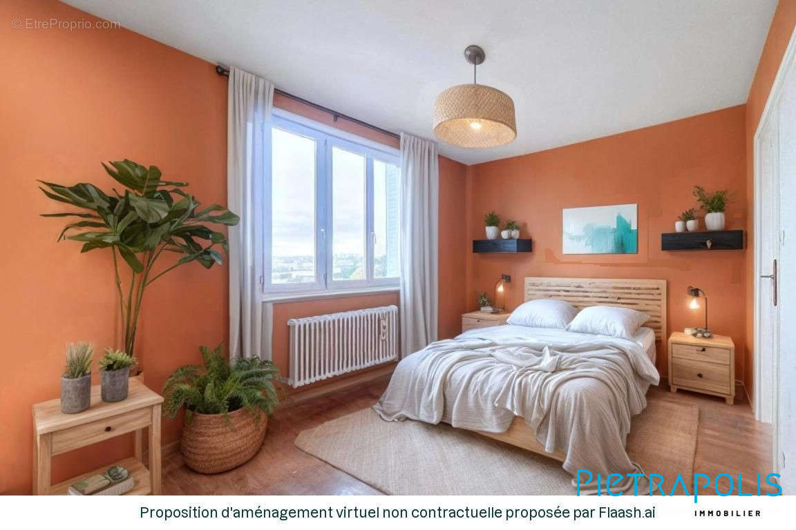 Chambre 2 - Appartement à LYON-8E