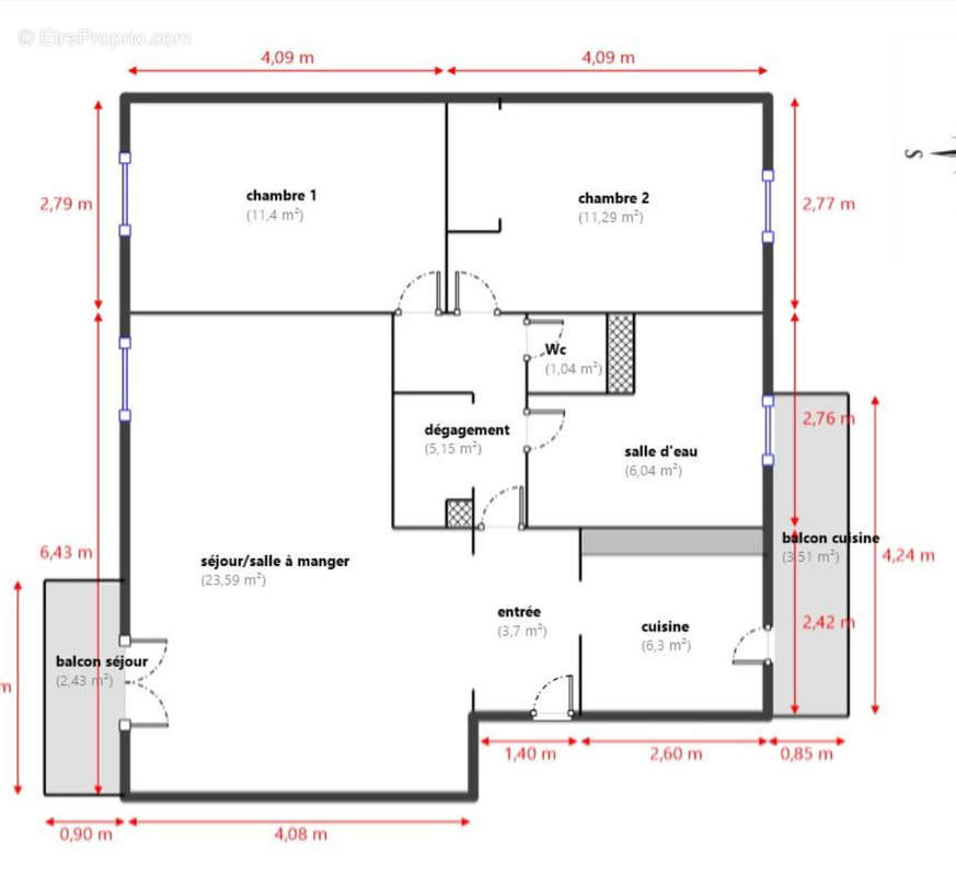 Appartement à MARSEILLE-10E