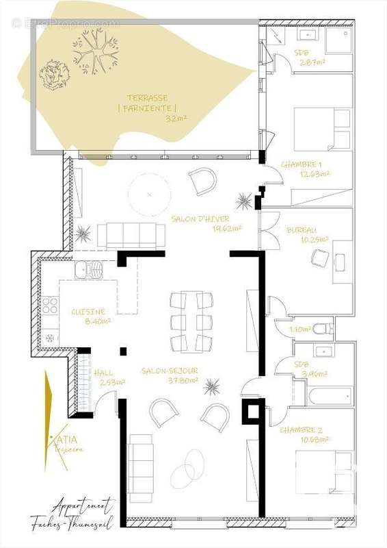 Photo 2 - Appartement à FACHES-THUMESNIL