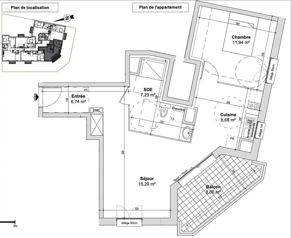 Appartement à SAINTE-GENEVIEVE-DES-BOIS