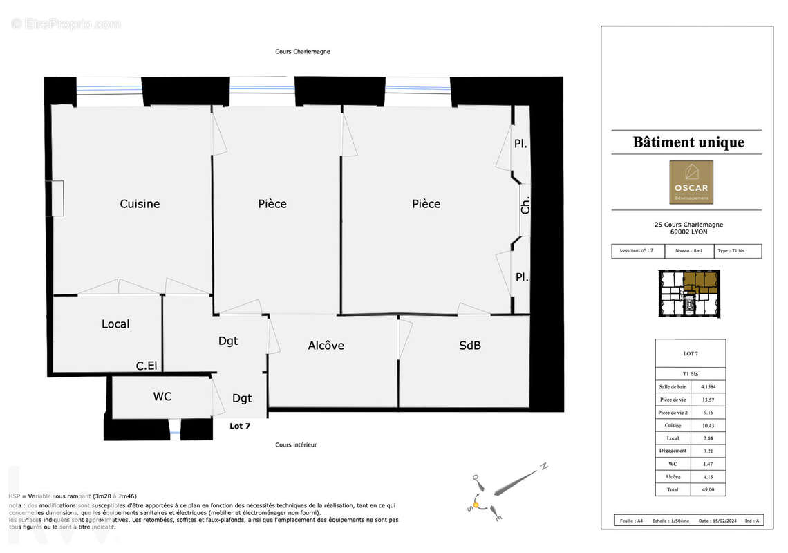 Appartement à LYON-2E