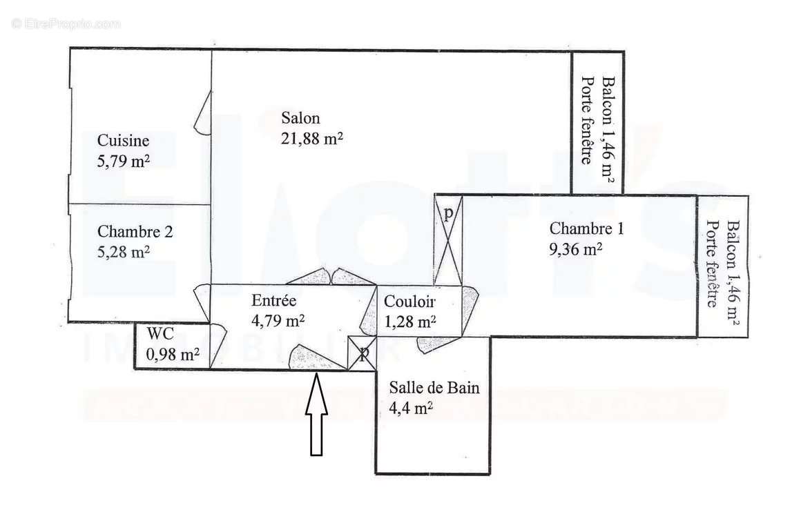 Appartement à PARIS-13E