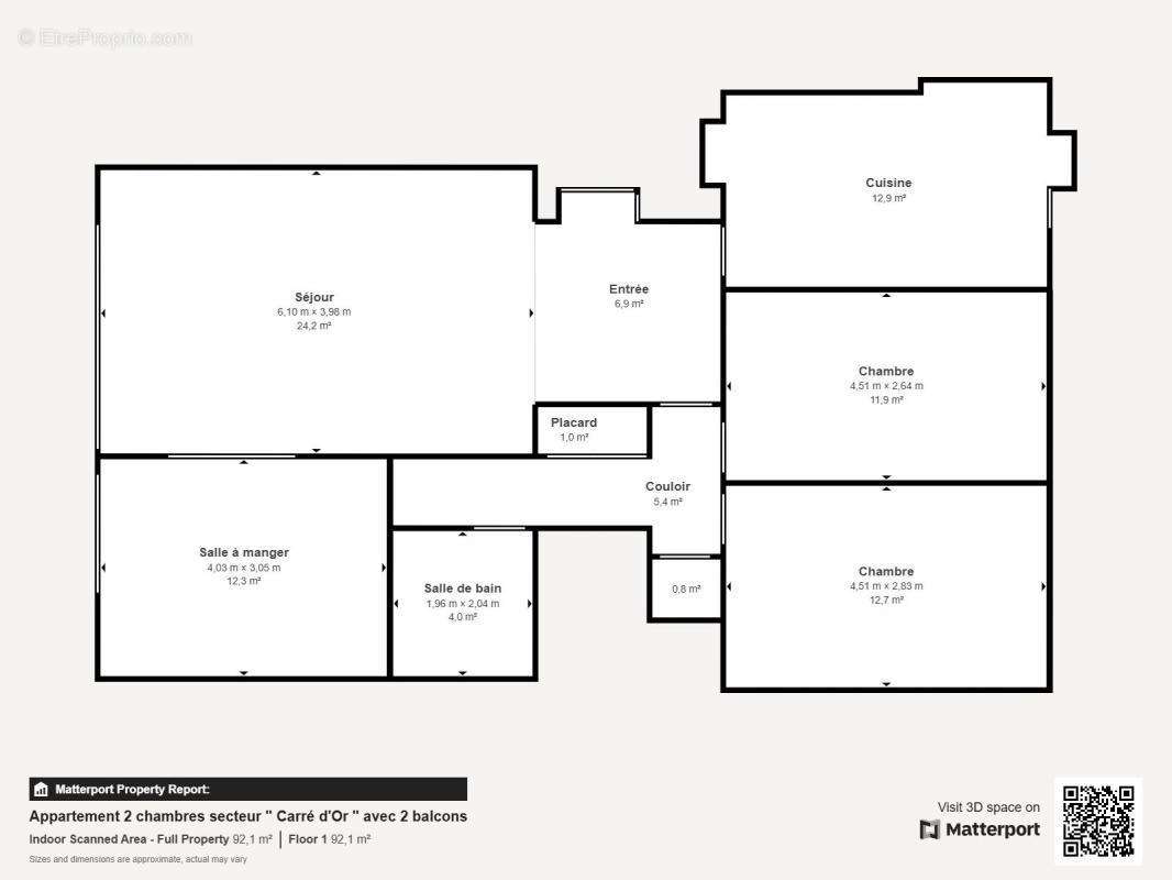 Appartement à MARSEILLE-8E