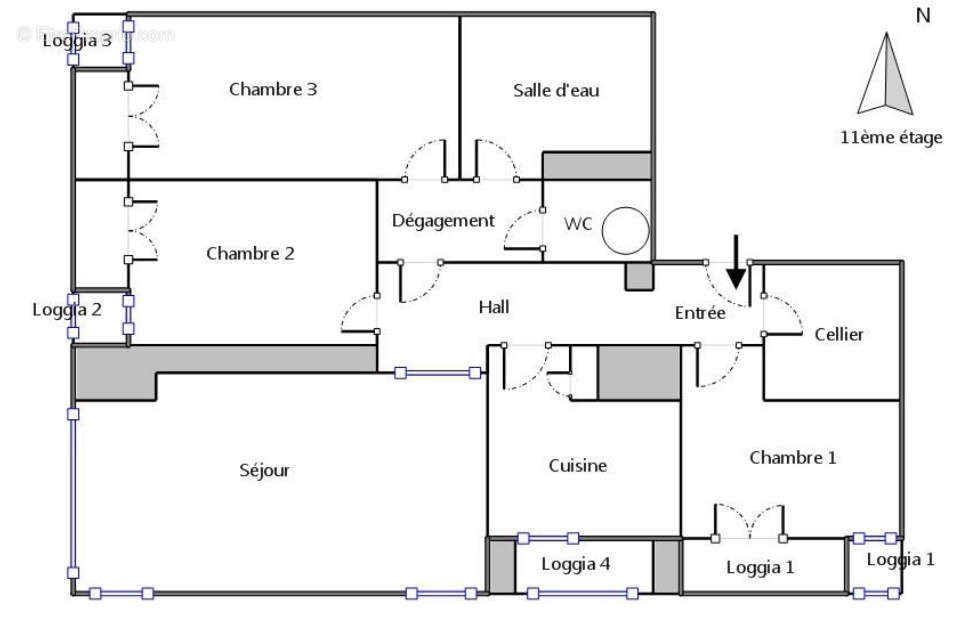 Appartement à MARSEILLE-15E