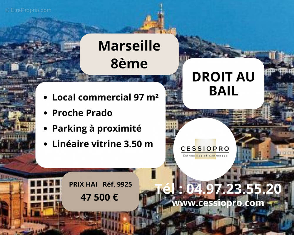 Commerce à MARSEILLE-8E