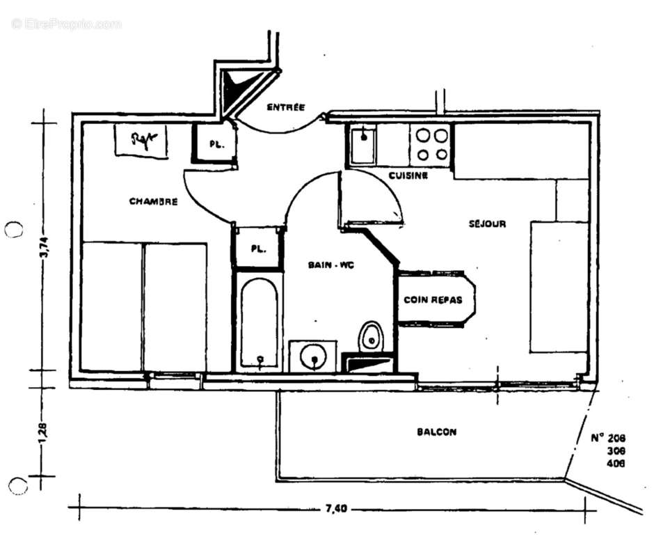 Appartement à LES ALLUES