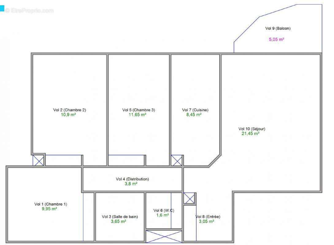 Appartement à DECINES-CHARPIEU