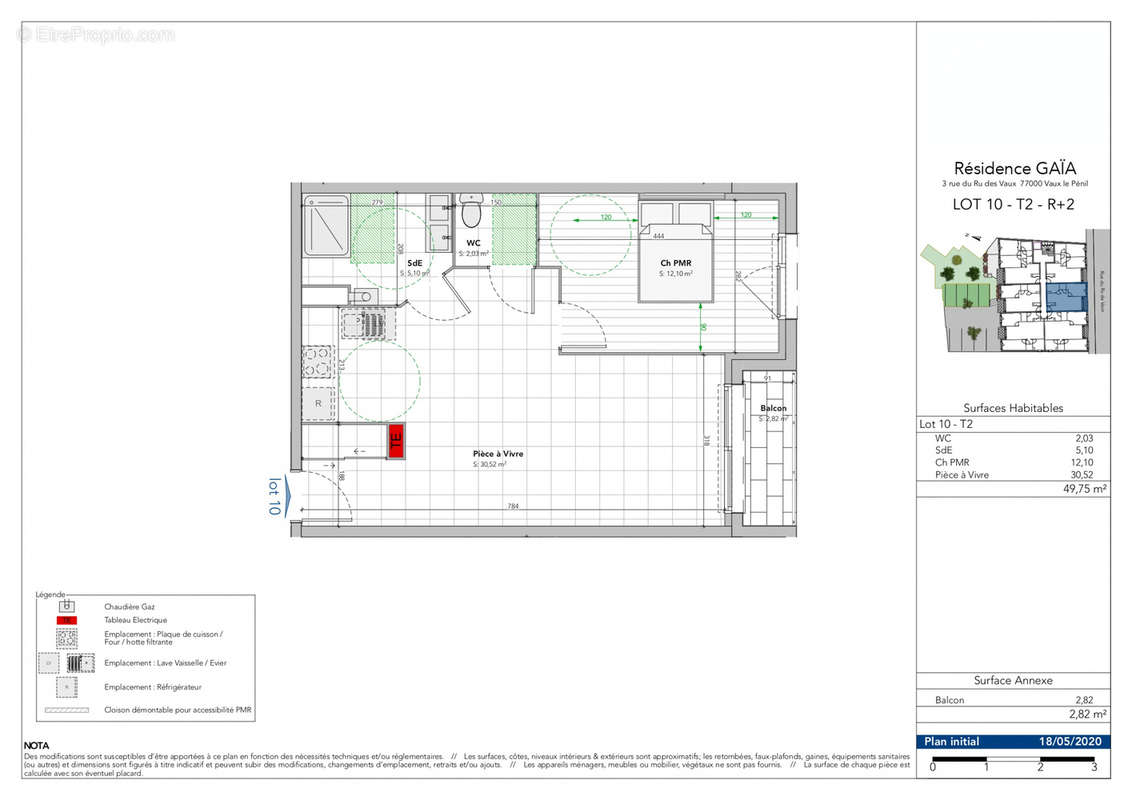 Appartement à VAUX-LE-PENIL