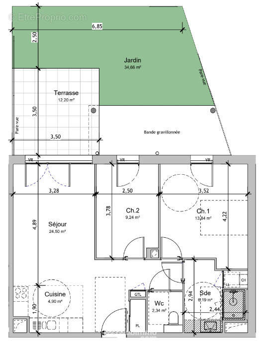 Appartement à BOUCHEMAINE