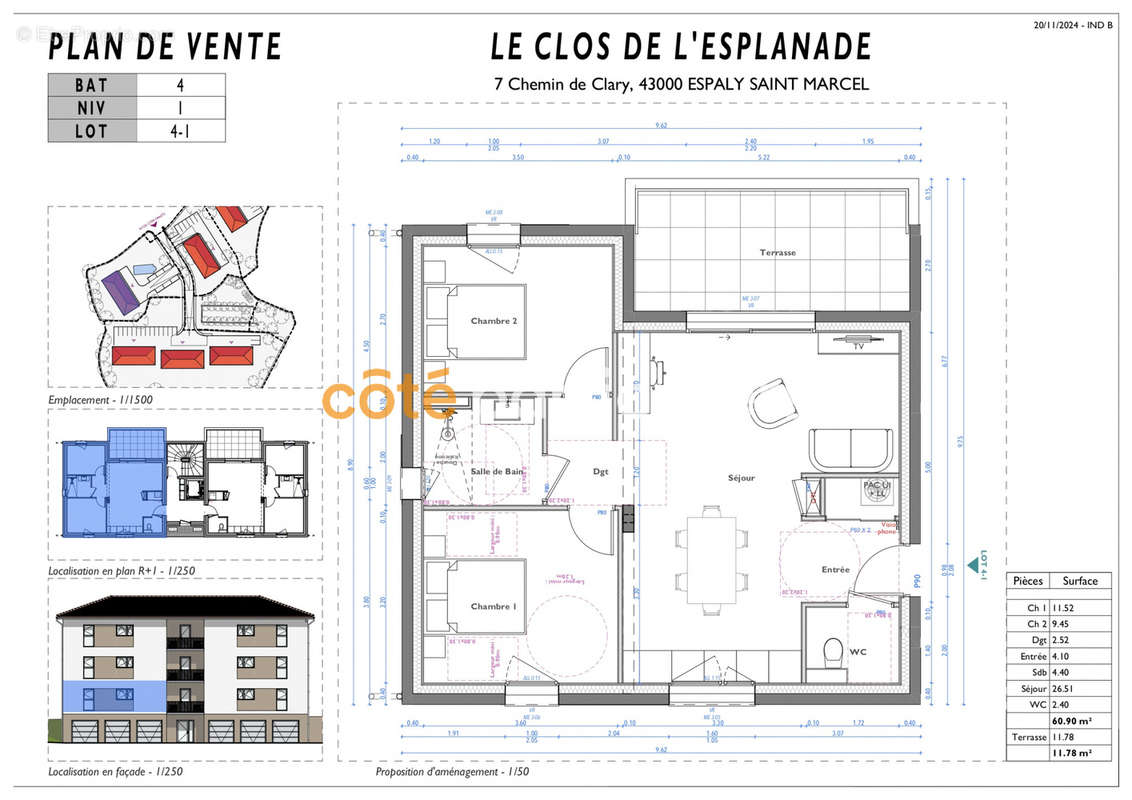 Appartement à ESPALY-SAINT-MARCEL