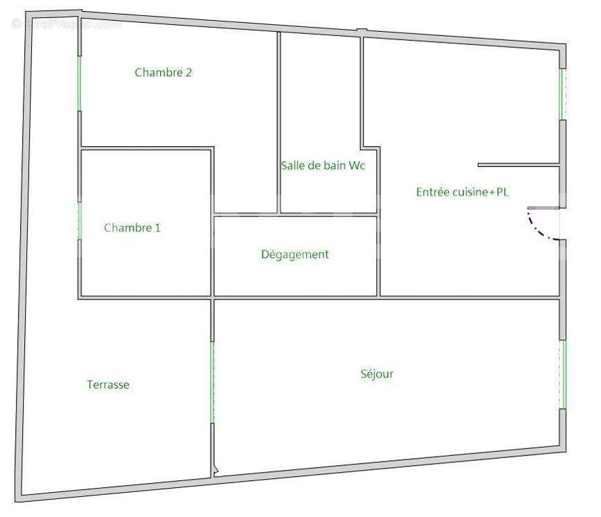 3 - Appartement à COUBRON