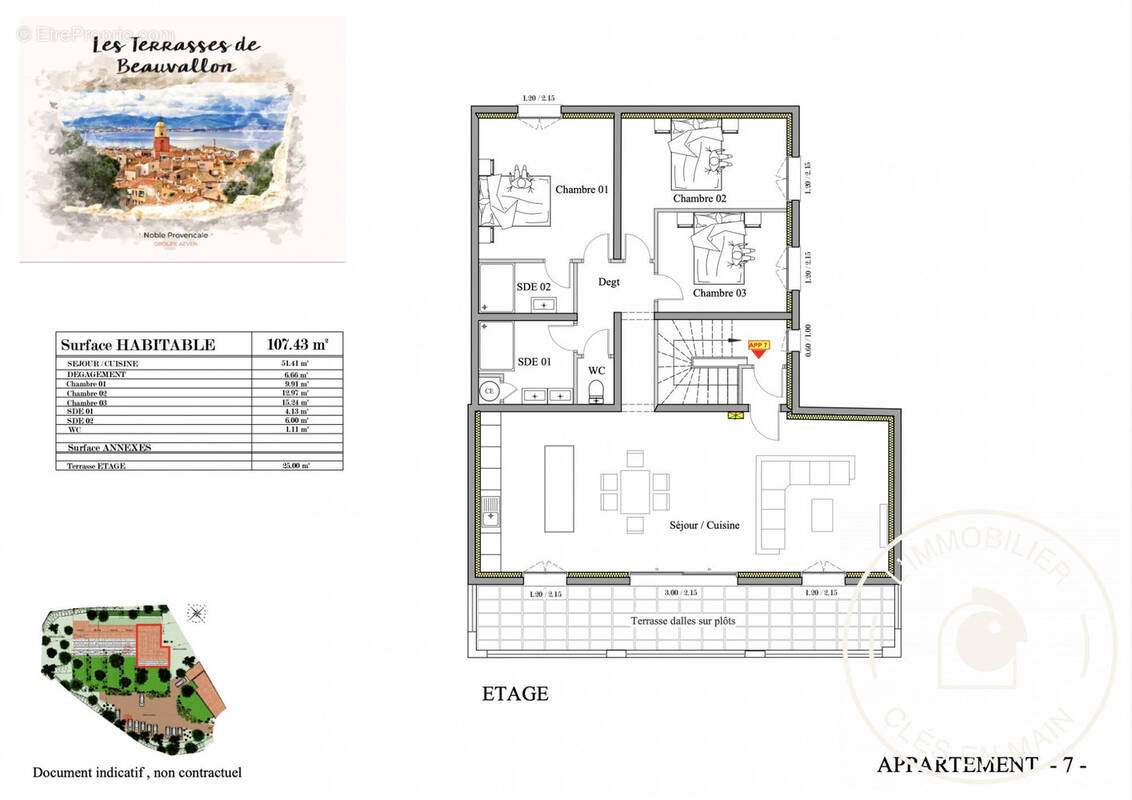 Appartement à GRIMAUD