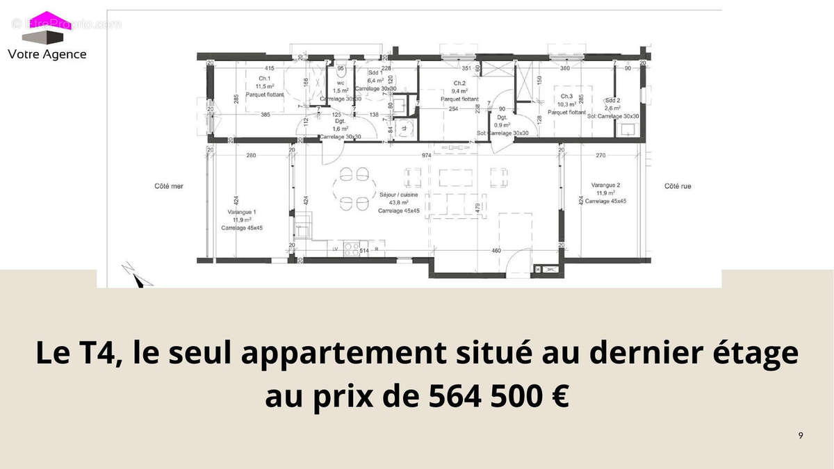 Appartement à SAINT-PAUL