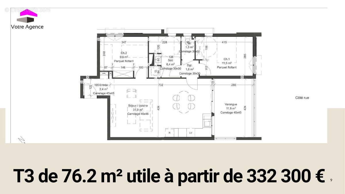 Appartement à SAINT-PAUL