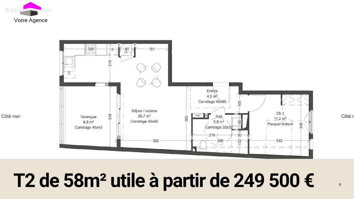 Appartement à SAINT-PAUL