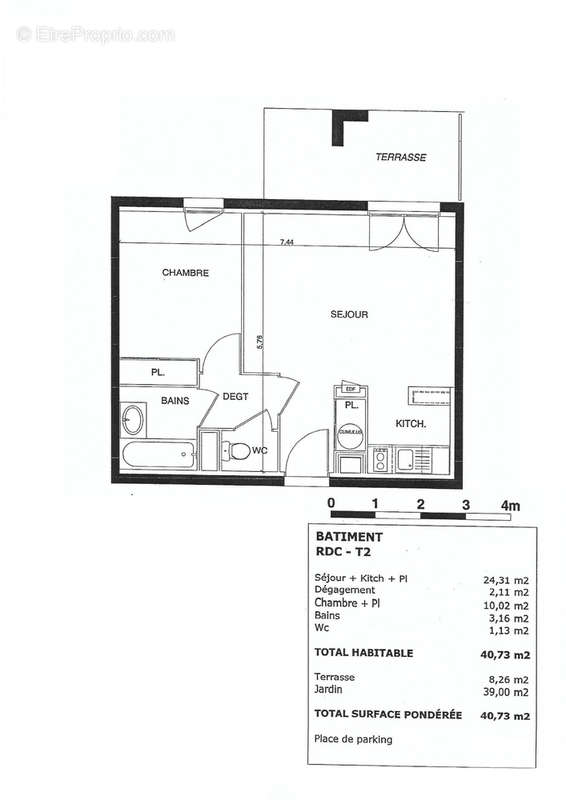 Appartement à CASTELNAU-D&#039;ESTRETEFONDS