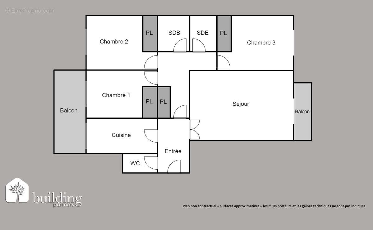 Appartement à LEVALLOIS-PERRET