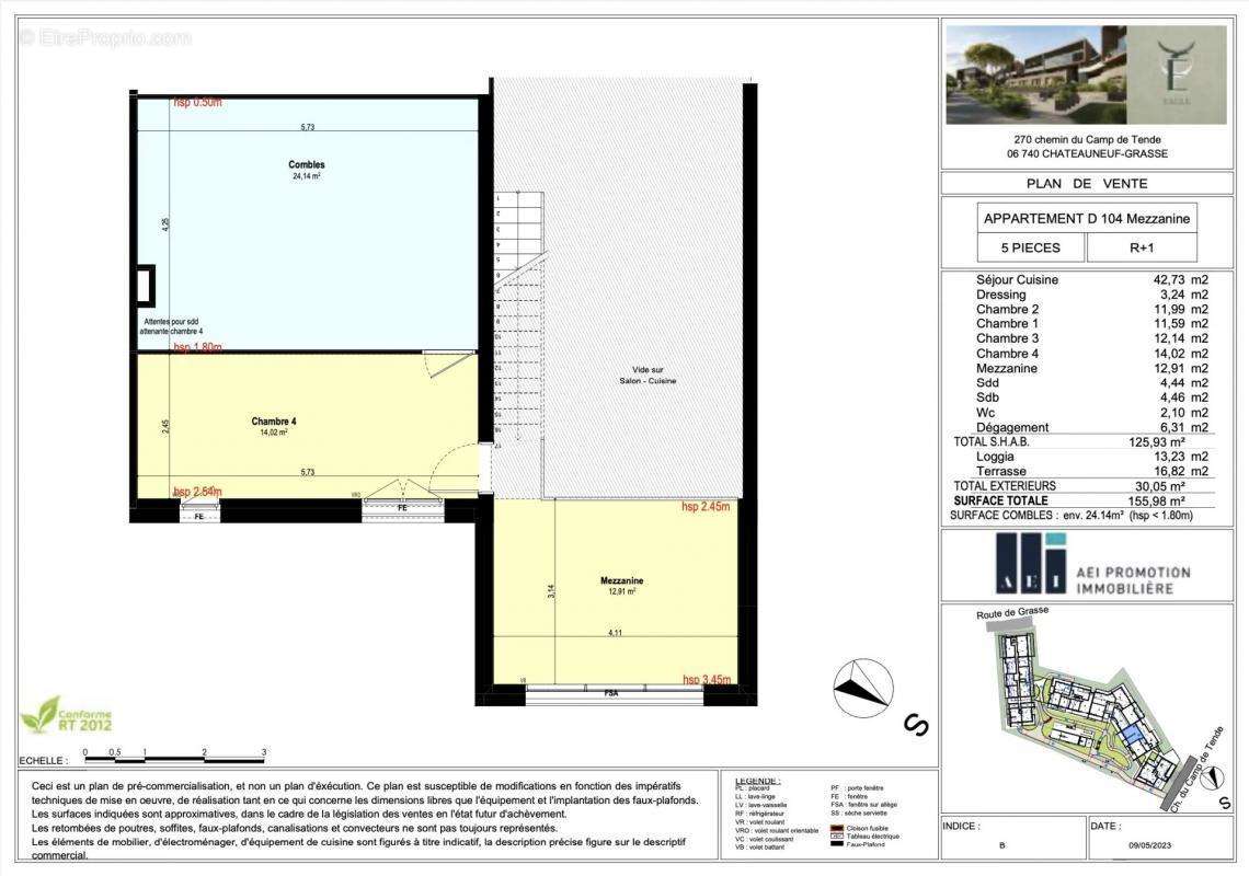 Appartement à CHATEAUNEUF-GRASSE