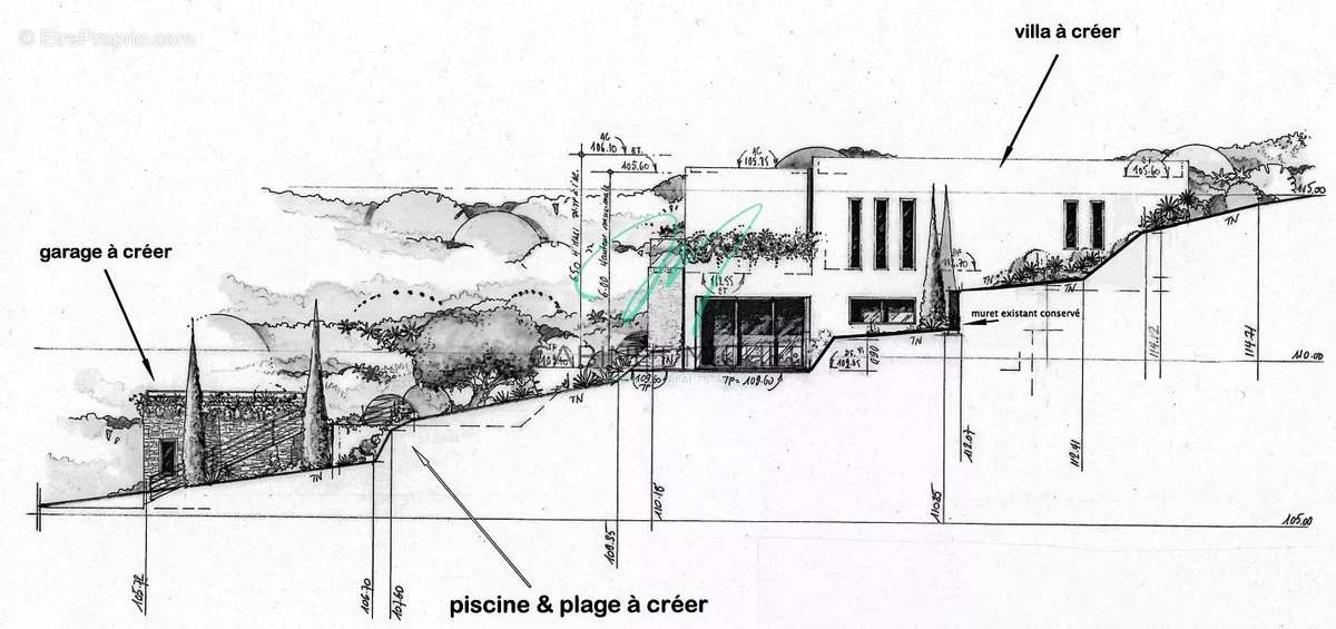 Terrain à OPIO