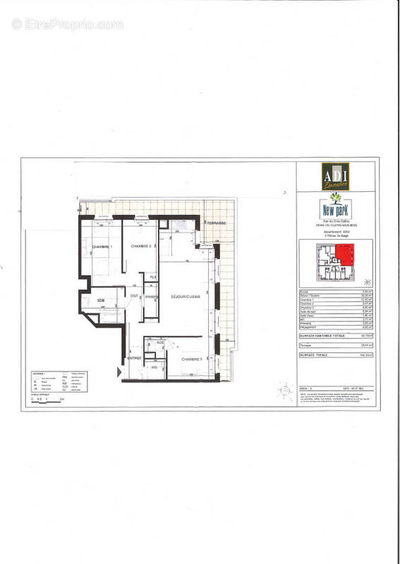 Appartement à LES CLAYES-SOUS-BOIS