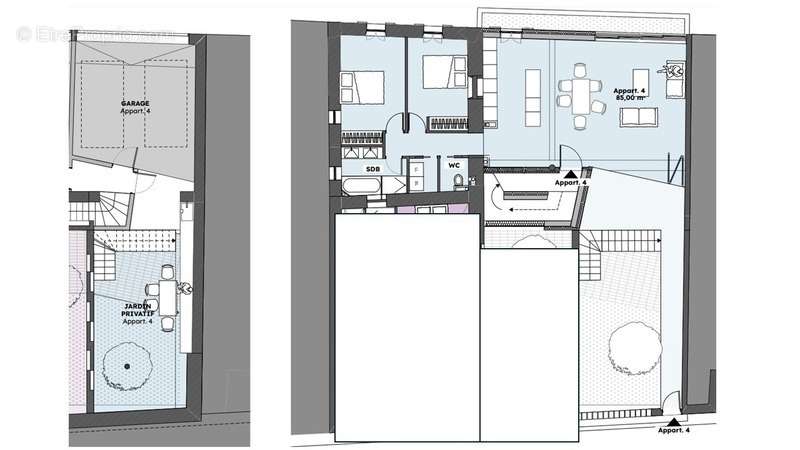 Appartement à SAINT-SAVOURNIN