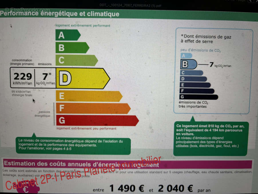 Appartement à CHATILLON