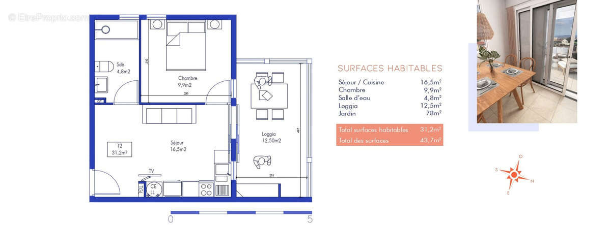 Appartement à SAINT-FRANCOIS