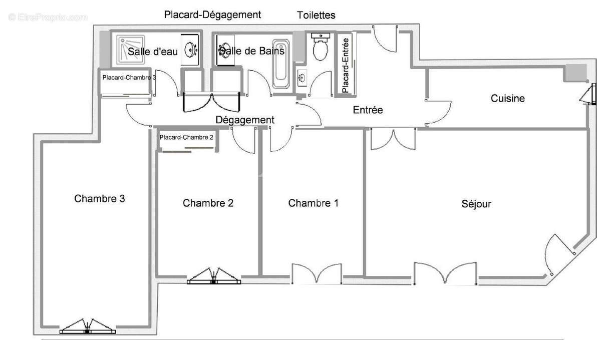 Appartement à AULNAY-SOUS-BOIS