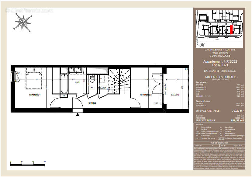 Appartement à TOULOUSE