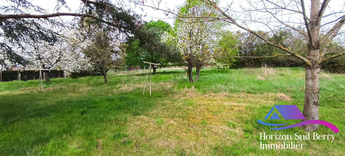 Jardin à l&#039;arrière - Maison à LA CHATRE