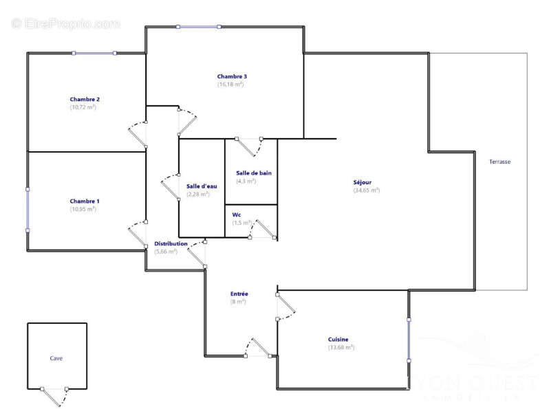 Appartement à CHARBONNIERES-LES-BAINS