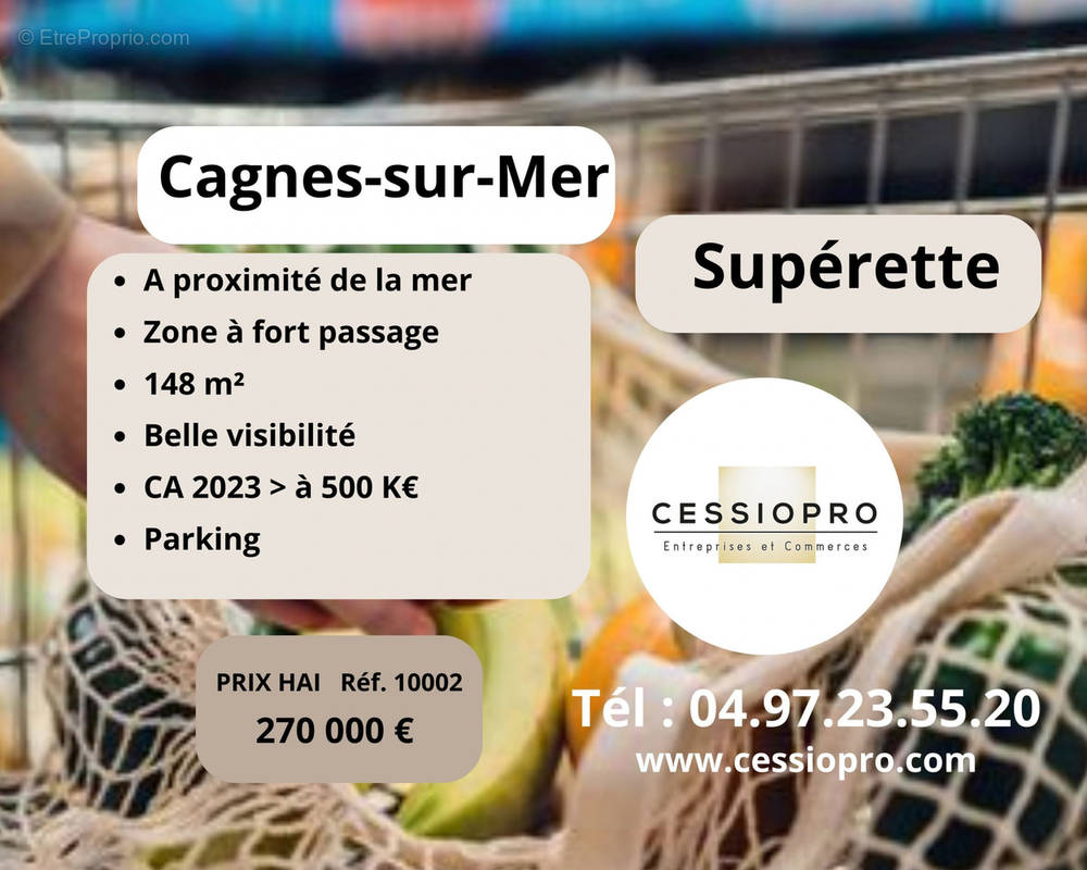 Commerce à CAGNES-SUR-MER