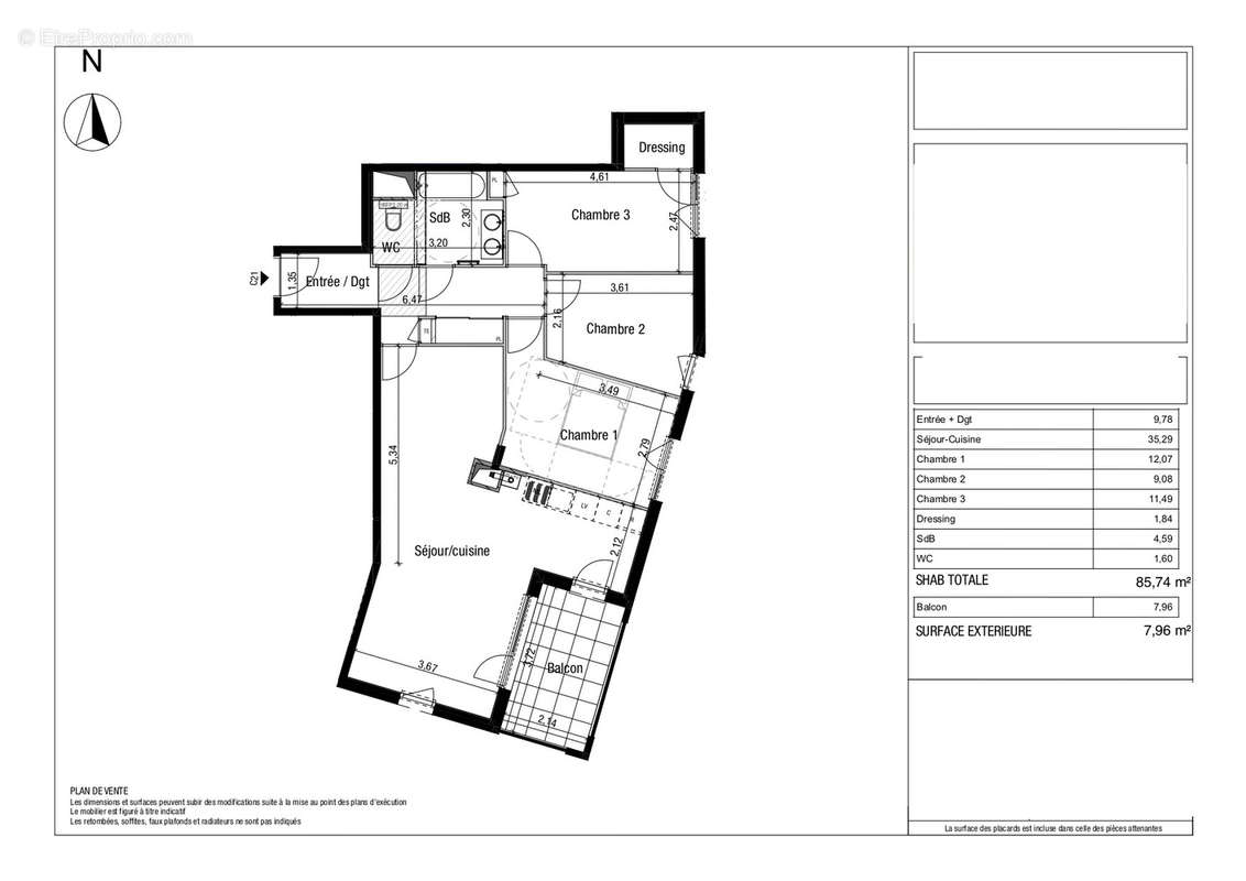 Appartement à FONTAINES-SUR-SAONE