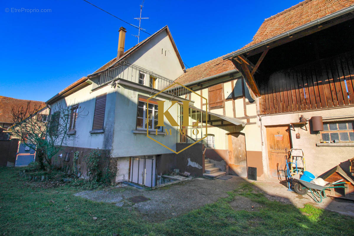 maison avec dependance à vendre Grussenheim - KL immo Colmar - Maison à GRUSSENHEIM