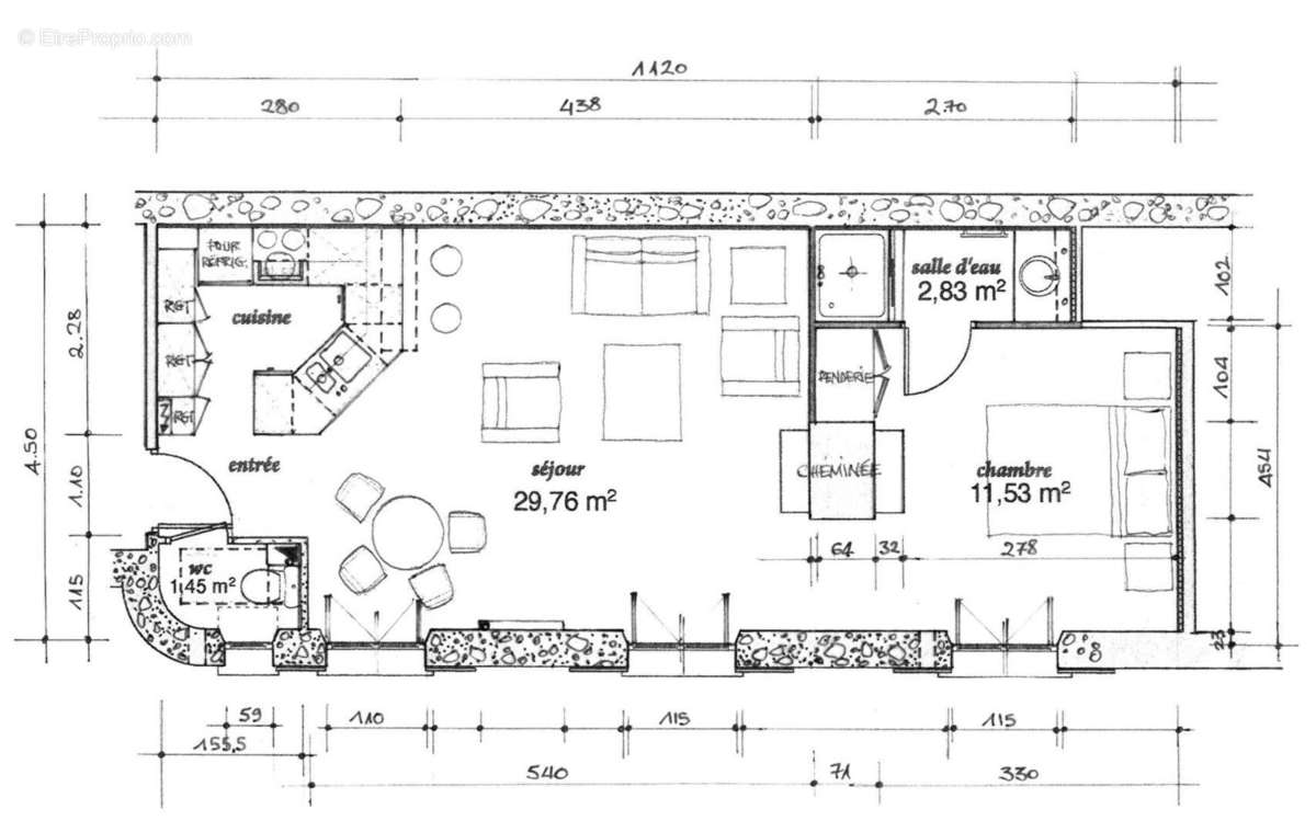 Appartement à LEVALLOIS-PERRET