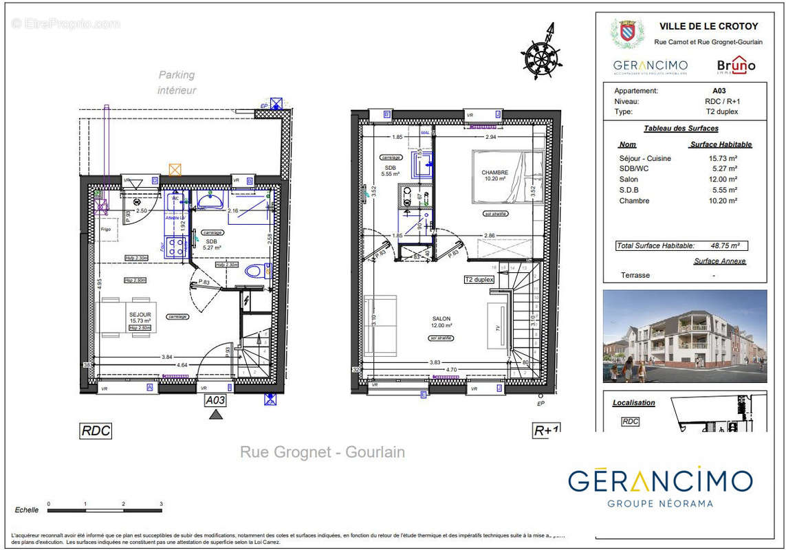 Appartement à LE CROTOY