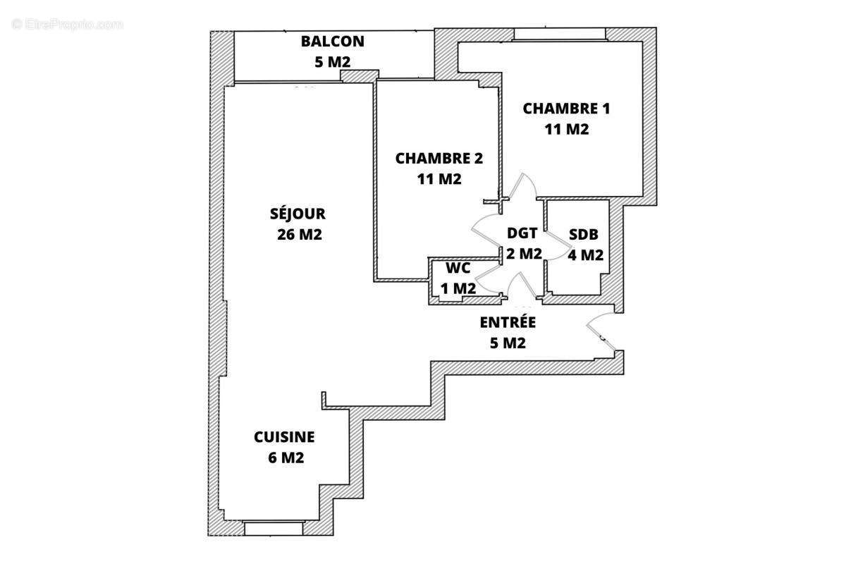 Appartement à PARIS-14E