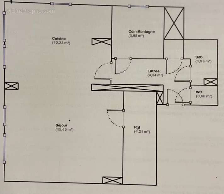 Appartement à LELEX