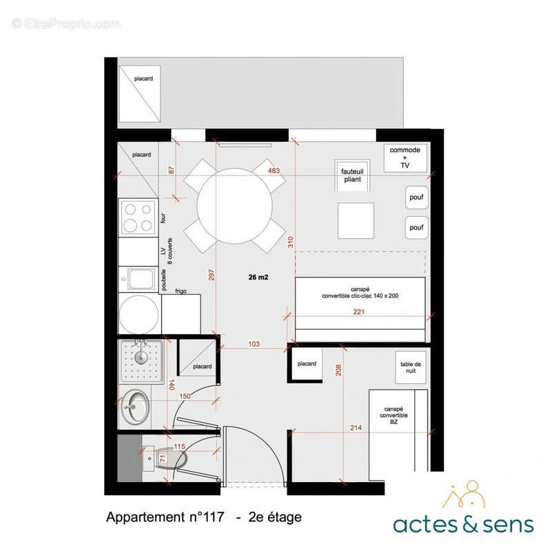 Appartement à VALLOIRE