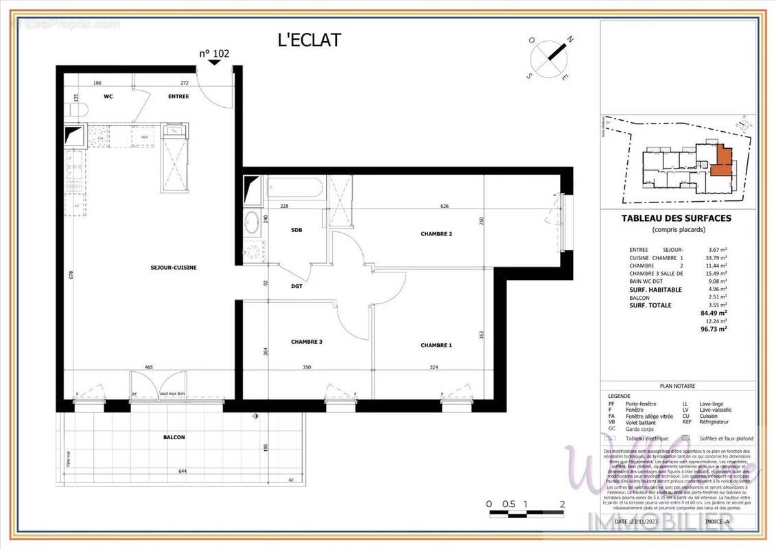 Appartement à LA MOTTE-SERVOLEX