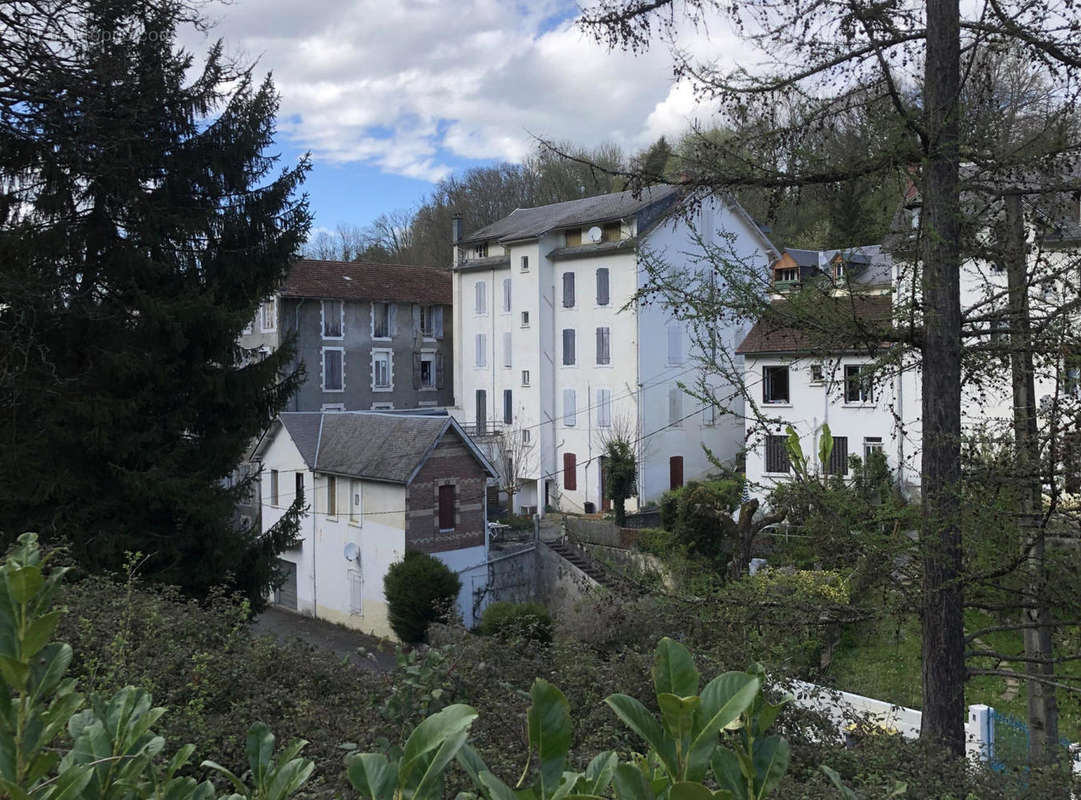 façade arrière avec annexe - Maison à LANNEMEZAN