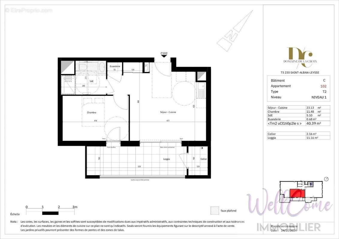 Appartement à SAINT-ALBAN-LEYSSE