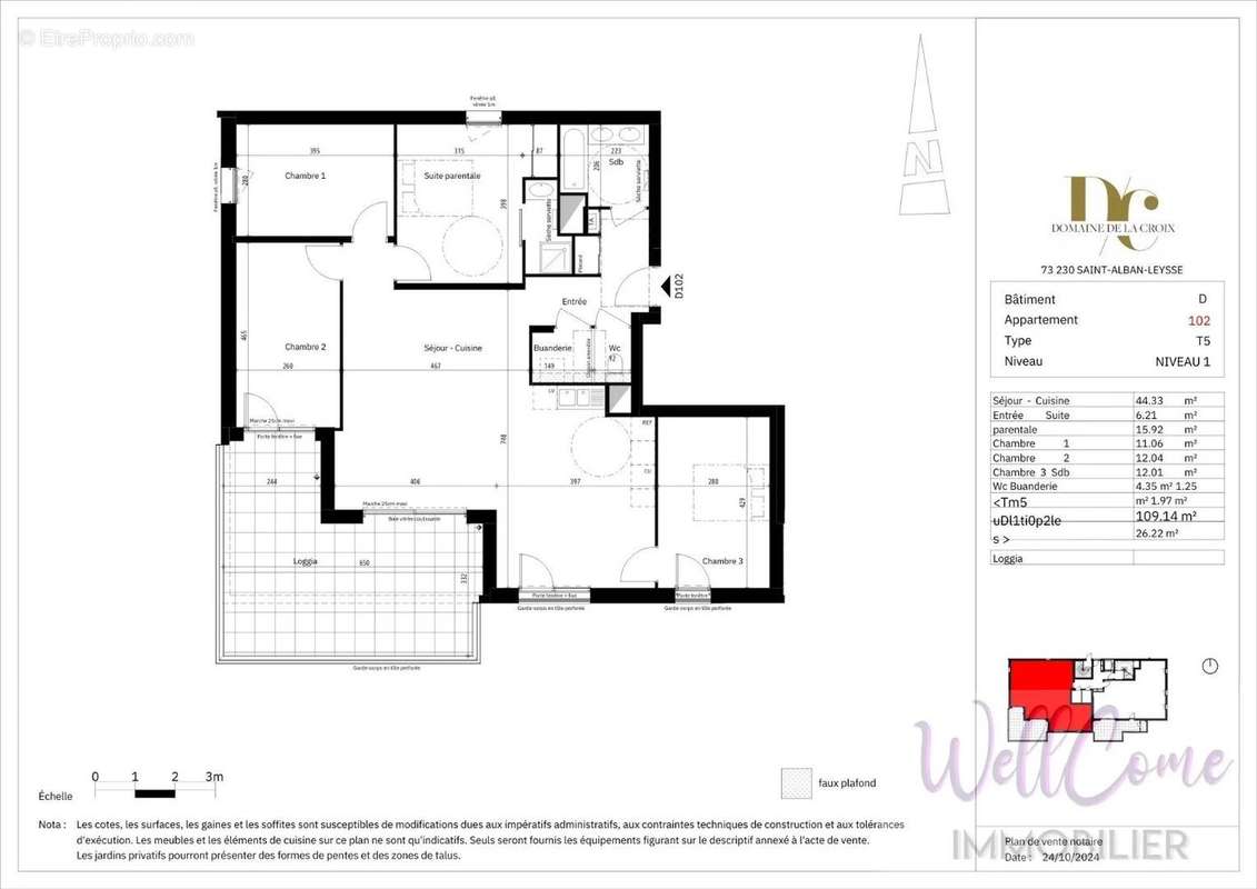 Appartement à SAINT-ALBAN-LEYSSE