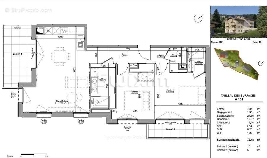 Appartement à PRAZ-SUR-ARLY