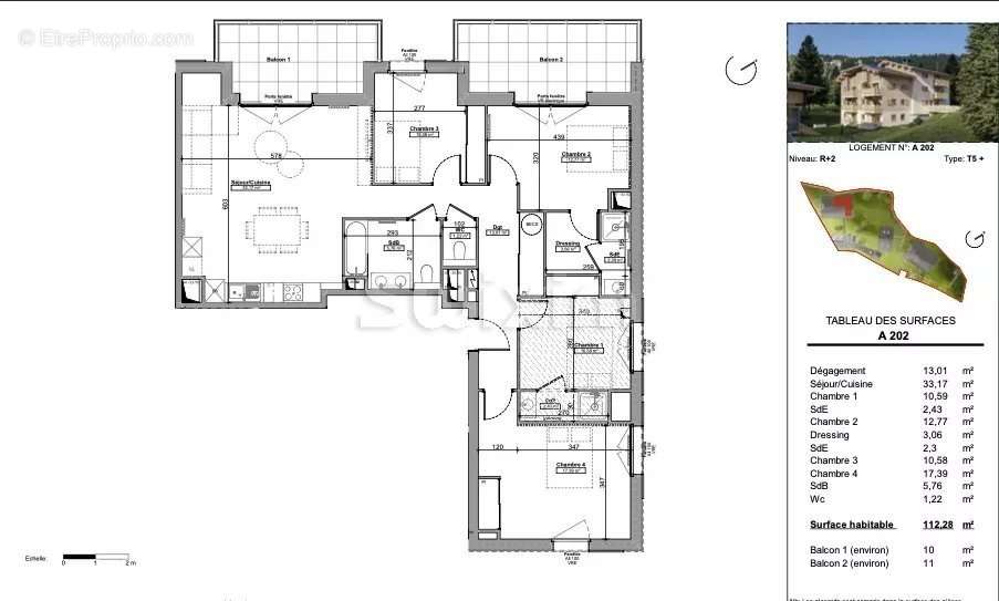 Appartement à PRAZ-SUR-ARLY