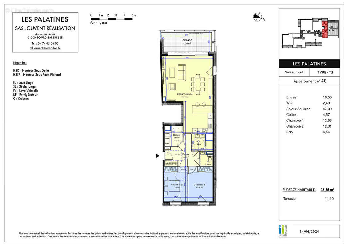 Appartement à BOURG-EN-BRESSE