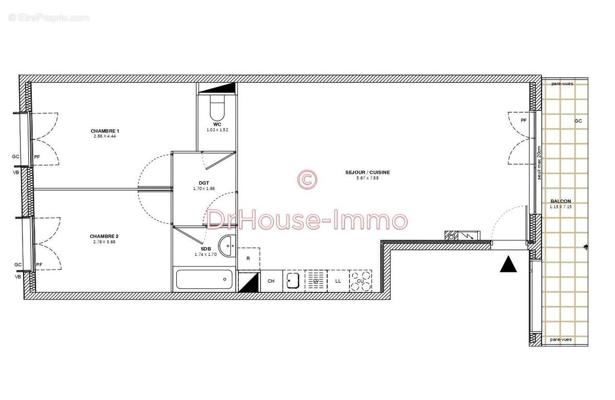 Appartement à MITRY-MORY