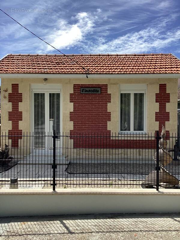 FAÇADE MAISON  - Maison à LE VERDON-SUR-MER