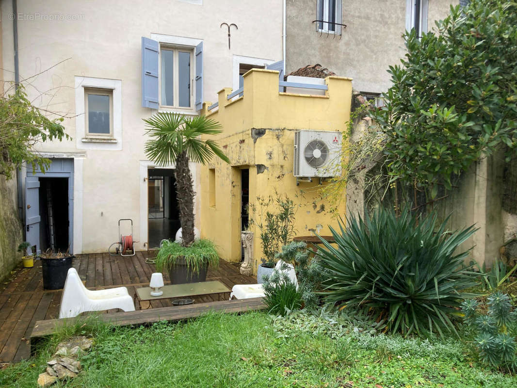 terrasse  bas et haut - Maison à CAHORS